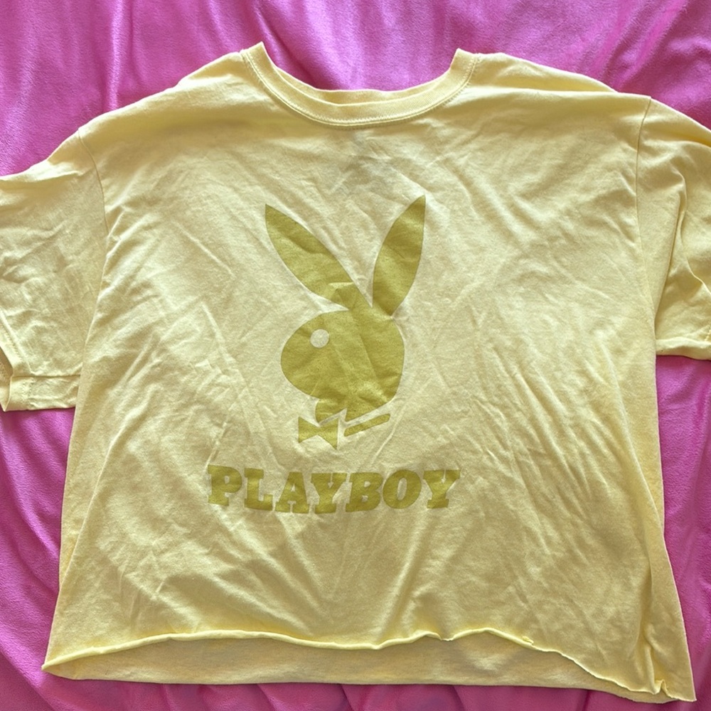 Playboy Yellow Graphic T-Shirt